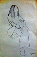 Self Portrate Sketch 1974